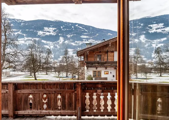Platzhirsch Panorama View Balkon, Gartensauna, Garten, Grillplatz Stumm