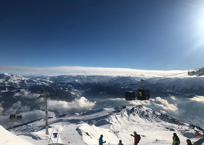 Platzhirsch Panorama View Balkon, Gartensauna, Garten, Grillplatz Apartamento